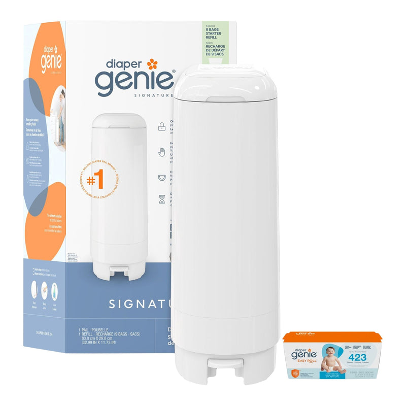 Genie Diaper Pail, 9 Bags Z2