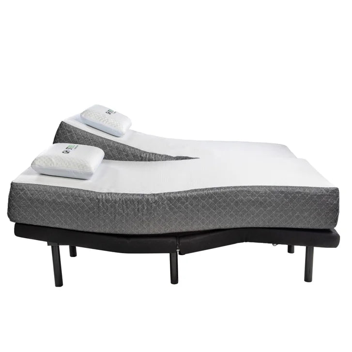 Ghostbed by Nature's Sleep 28 cm (11 in.) Gel Memory Foam Mattress with Adjustable Base N2