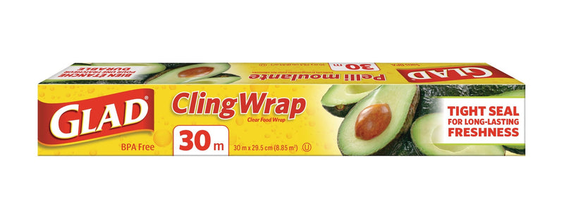 Glad Cling Plastic Wrap, 98-ft W1
