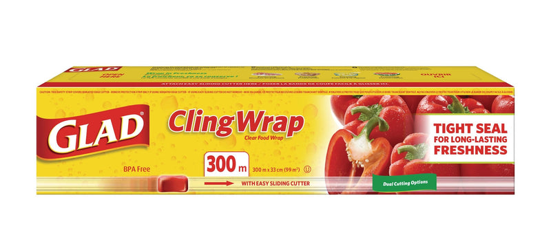 Glad Cling Plastic Wrap, 980-ft B6