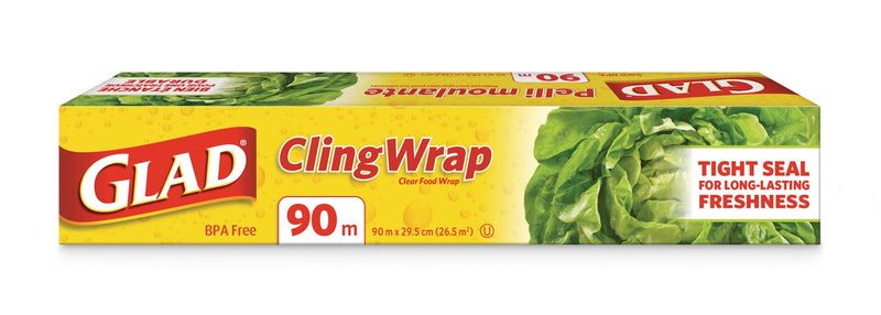 Glad Cling Wrap Food Plastic Wrap, 295-ft V3
