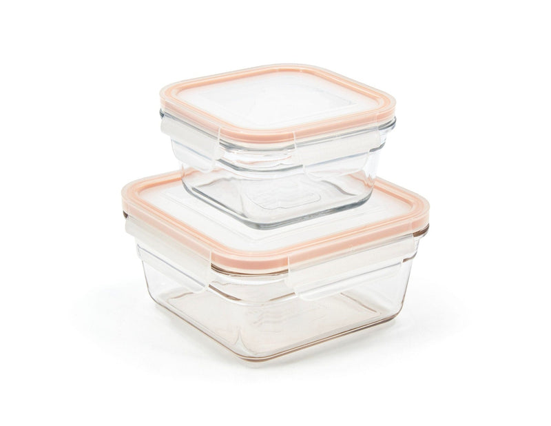 Glasslock Snaplock Clear Transparent Food Storage Container Set, 4-pc C4