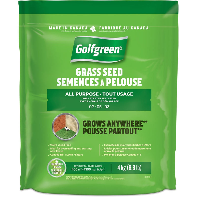 Golfgreen All Purpose Grass Seed, 4-kg O5