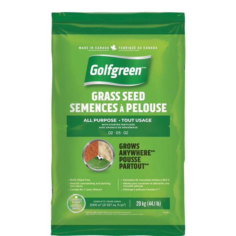 Golfgreen All Purpose Grass Seed with Starter Fertilizer, 20kg M1