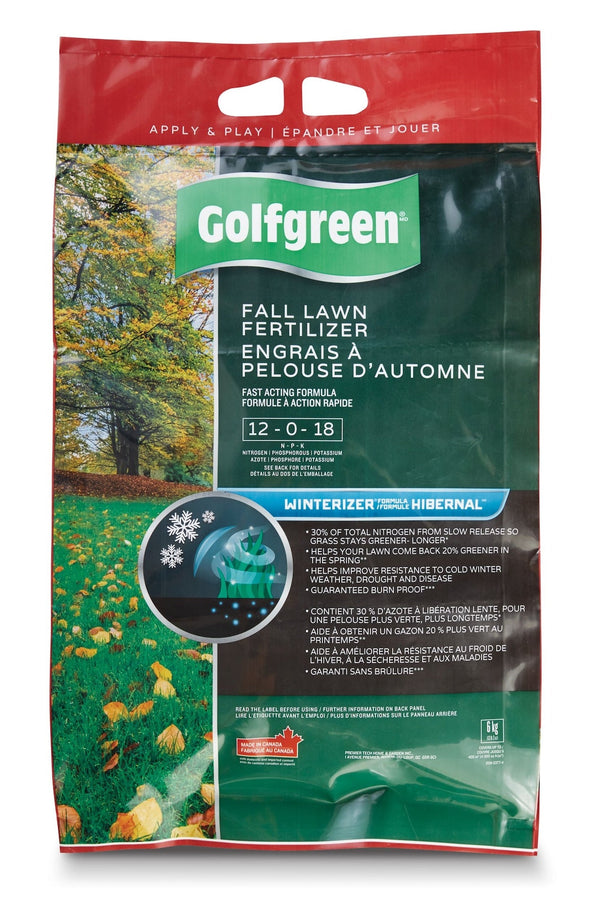 Golfgreen Fall Lawn Fertilizer, 12-0-18, 6-kg Z0