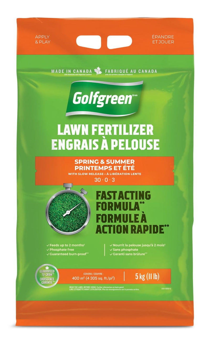 Golfgreen Lawn Fertilizer, 30-0-3, 5-kg D1