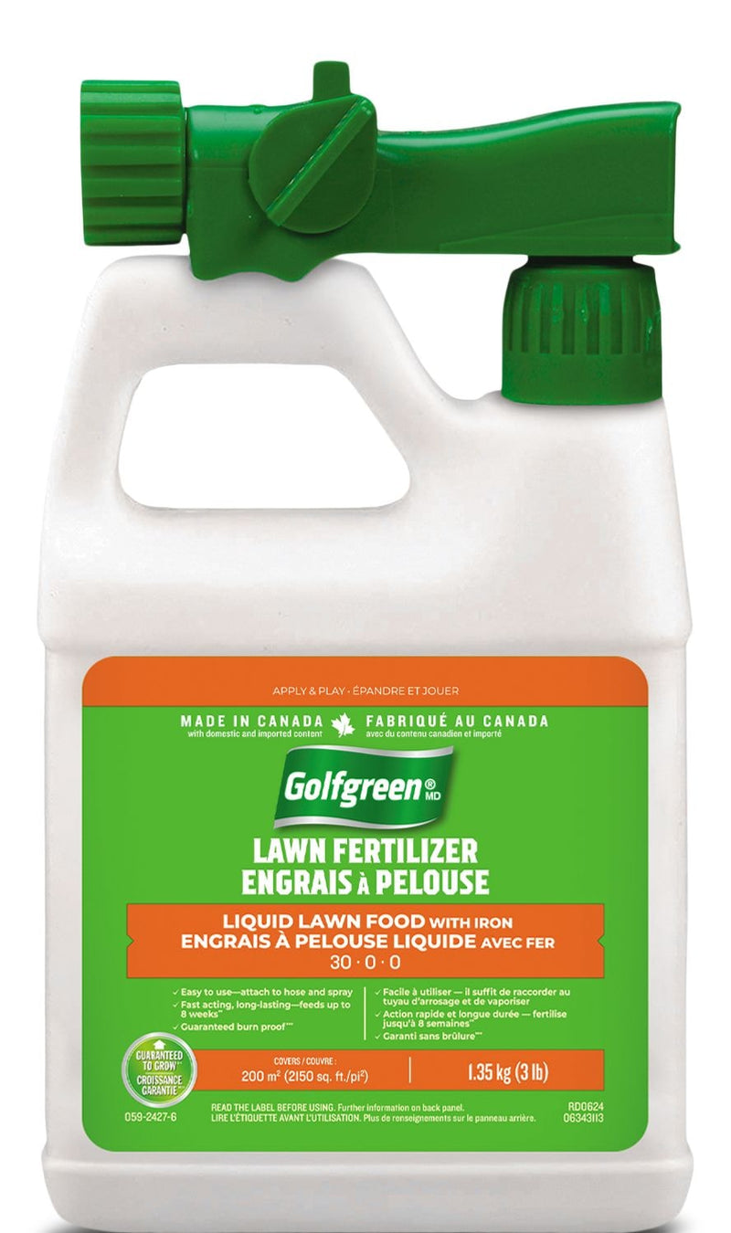 Golfgreen Liquid Lawn Fertilizer, 30-0-0, 1.35-kg M1