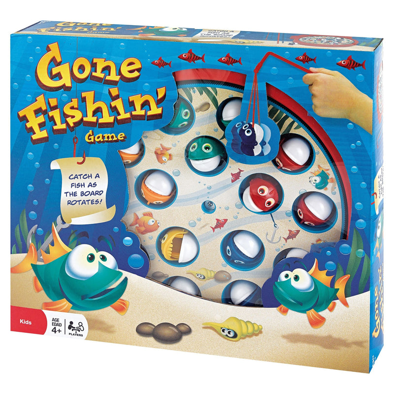 Gone Fishin' Hand-Eye Coordination Game, Multi-Coloured, 2 Players, Ages 4+ G7