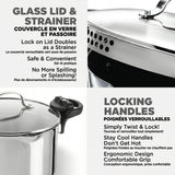 Gotham Steel Stainless Steel 5QT Pasta Pot