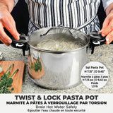 Gotham Steel Stainless Steel 5QT Pasta Pot