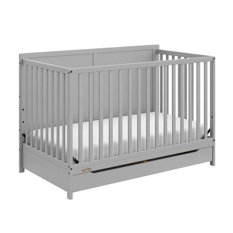 Graco Melrose 5-In-1 Convertible Crib, Grey W4