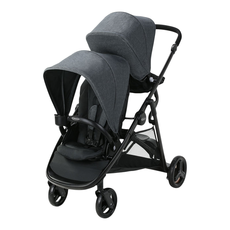 Graco Ready2Grow 2.0 Double Stroller, Foldable and Lightweight Baby Stroller, Rafa L4