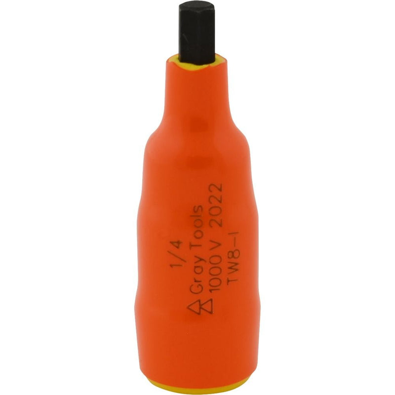 Gray Tools 3/8-in Drive Standard Length Hex Head, Assorted Sizes, SAE, 1000V Insulated D7