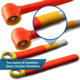 Gray Tools 42T Reversible Ratchet, 1000V Insulated, 3/8-in