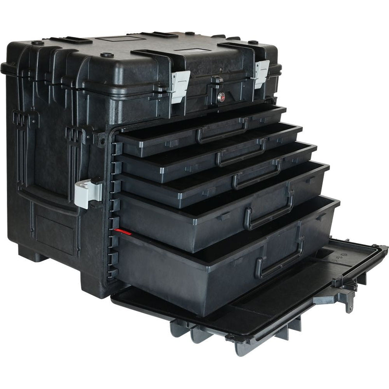 Gray Tools Mobile Tool Chest, 3 Small, 1 Medium & 1 Large Drawer, Black G1