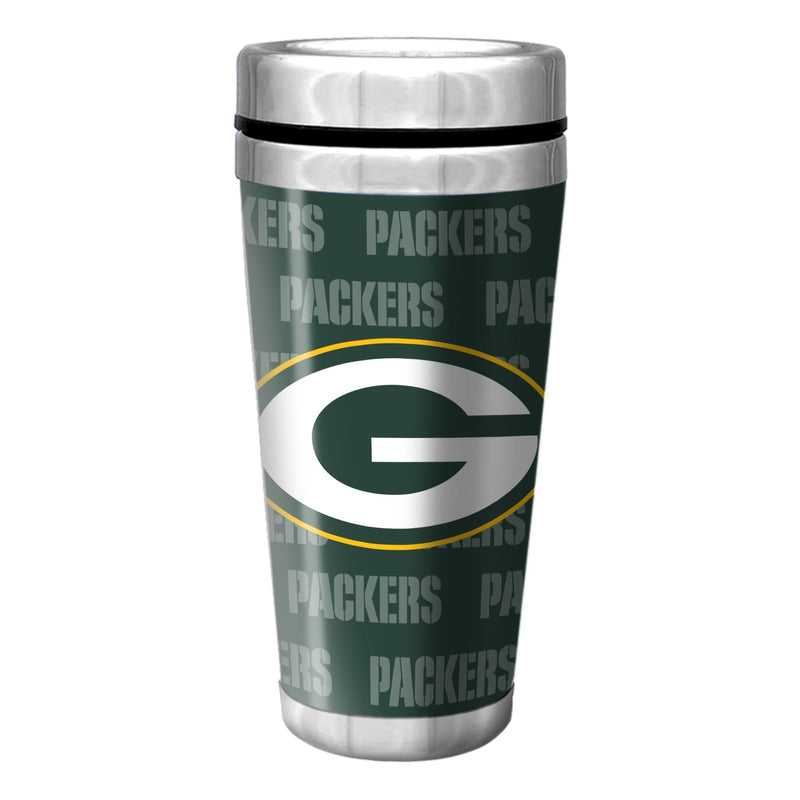 Green Bay Packers Stainless Steel Travel Mug For NFL Football Fans/Collectors, 16-oz Z2