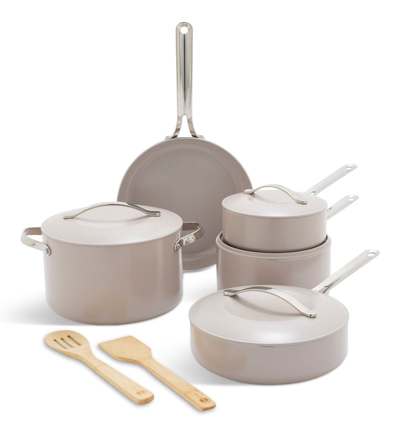 GreenPan Nova Cloud White Cookware Set, 11-pc I2