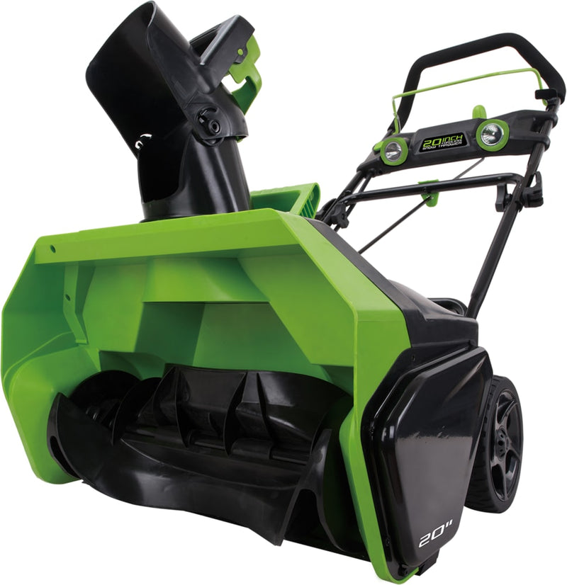 Greenworks 40V Electric Snow Thrower, 20-in, Tool Only K9