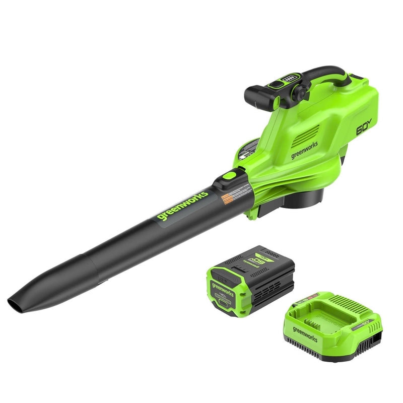 Greenworks 60V 520 CFM/240 MPH Blower Vacuum with 4Ah Battery Q1
