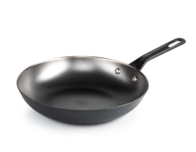 GSI Outdoors Guidecast Cast Iron Outdoor Camping Frying Pan, 10-in, Black B9