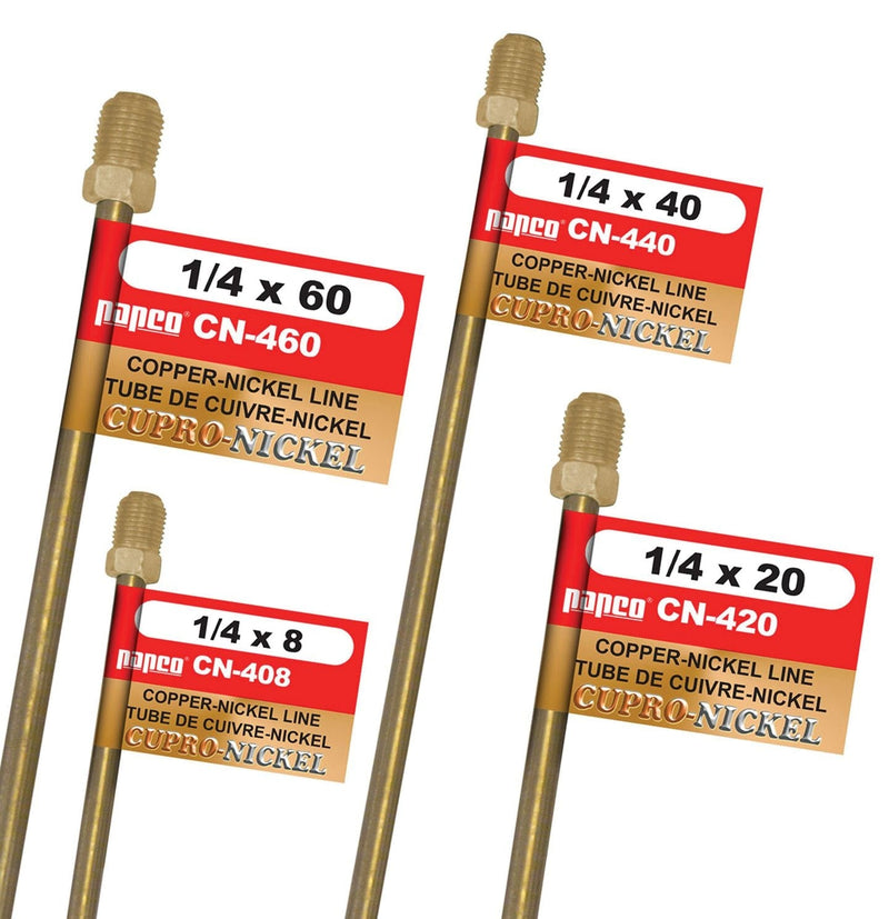 H. Paulin CN408 Copper Nickel Brake Line, Standard, 8 x 1/4-in Please make sure this part fits your need L4
