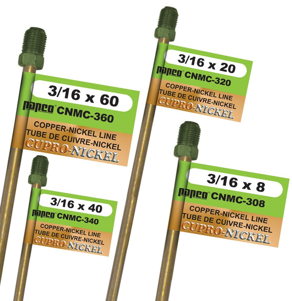 H. Paulin CNMC320 Nickel Brake Line, European, 20 x 3/16-in Please make sure this part fits your need E4