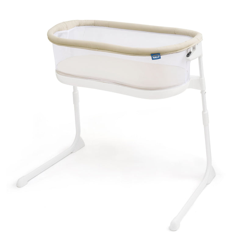 Halo Bassinest Lite Portable Bedside Sleeper, White F7