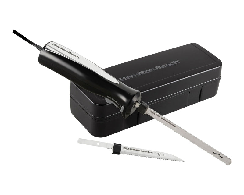 Hamilton Beach Carve 'n Set Electric Knife Set, Black D7