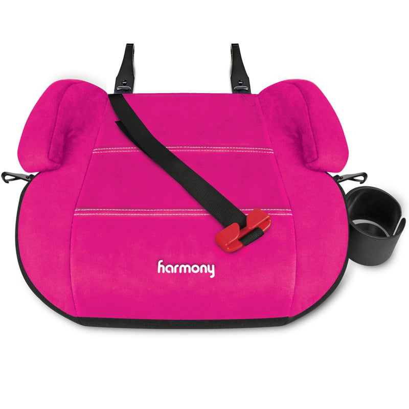 Harmony Backless Booster Elite, Fits Kids 34–57-in Tall, Pink J7