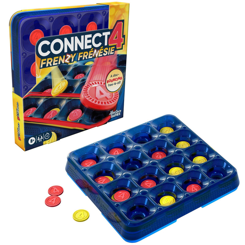 Hasbro Connect 4 Frenzy Strategy Board Game, Bilingual N2