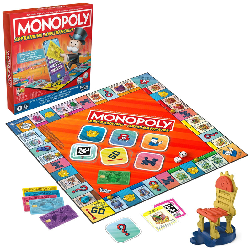 Hasbro Games Monopoly App Banking Board Game for Ages 8+ T3