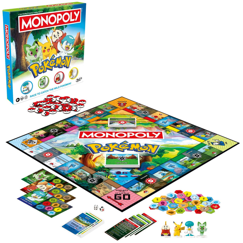 Hasbro Monopoly Classic Board Game: Pokemon Edition R2