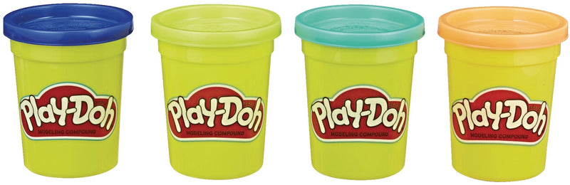 Hasbro Play-Doh Modeling Compound Creative Toy for Toddlers, Assorted 4 pk, Ages 2+ F5
