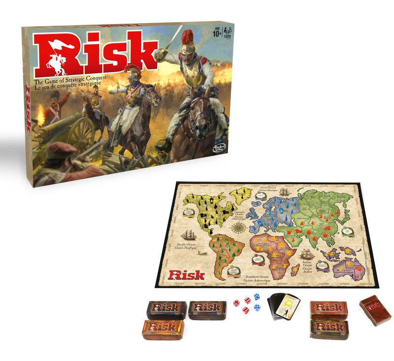Hasbro Risk Strategy Board Game, Includes 12 Secret Missions, Ages 10+ R3