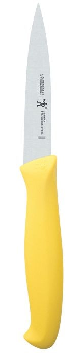 Henckels Stainless Steel Paring Knife, Dishwasher Safe, 3.5-in, Assorted Colours Y0