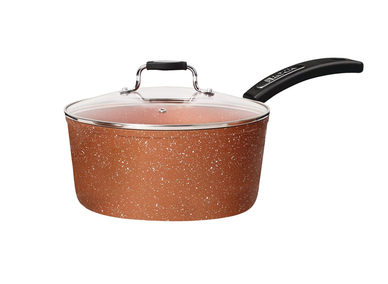 Heritage The Rock Copper Non-Stick Saucepan, Dishwasher & Oven Safe, 2-qt J7