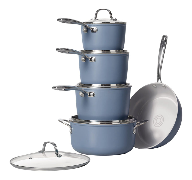 Heritage The Rock O Naturel Ceramic Non-Stick Cookset, 10-pc M4