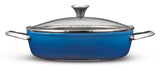 Heritage The Rock One-Pot Dutch Oven, Dishwasher & Oven Safe, Blue, 5qt