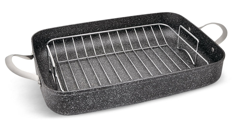 Heritage The Rock Roaster with Removable Rack, Non-Stick, Dishwasher Safe, 43 x 30.5cm V2