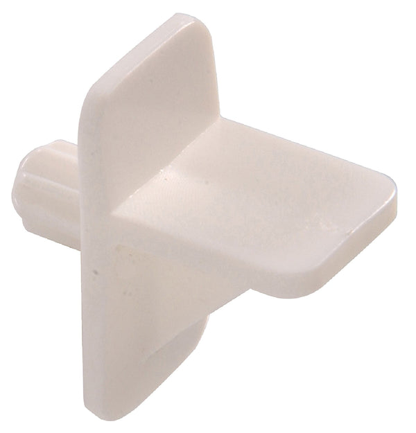 Hillman Plastic Square Shelf Pin, Easy to InstAll, 1/4-in, White L2