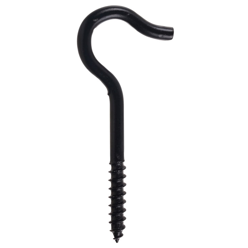 Hillman Screw Hook, 3-7/8-in, Black O6