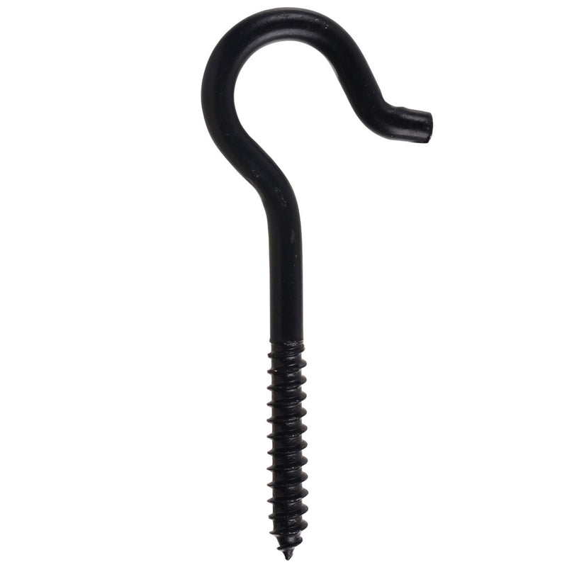 Hillman Screw Hook, 4-15/16-in, Black S0