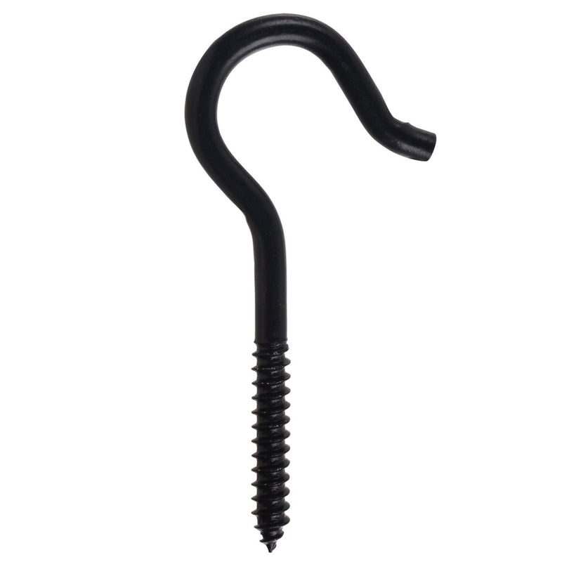 Hillman Screw Hook, 4-1/8-in, Black N0