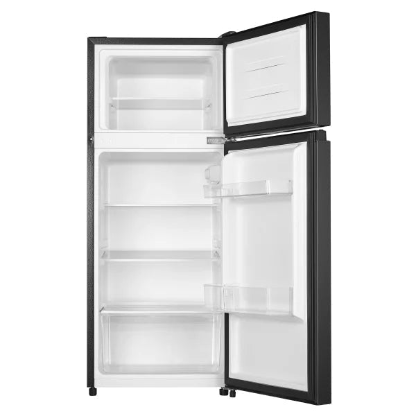 Hisense 19in. 4.4 cu. ft Stainless Steel Look Compact Top Mount Refrigerator R9