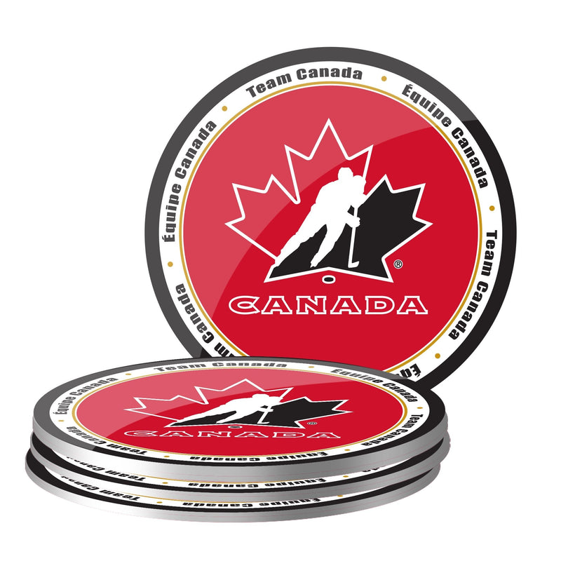 Hockey Canada Team Canada Drink Coaster Set, 4-pk J5