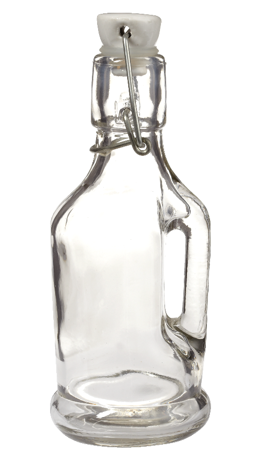 Home Made Glass Flip-Top Lid Bottle, Assorted Sizes, 1-pc R4