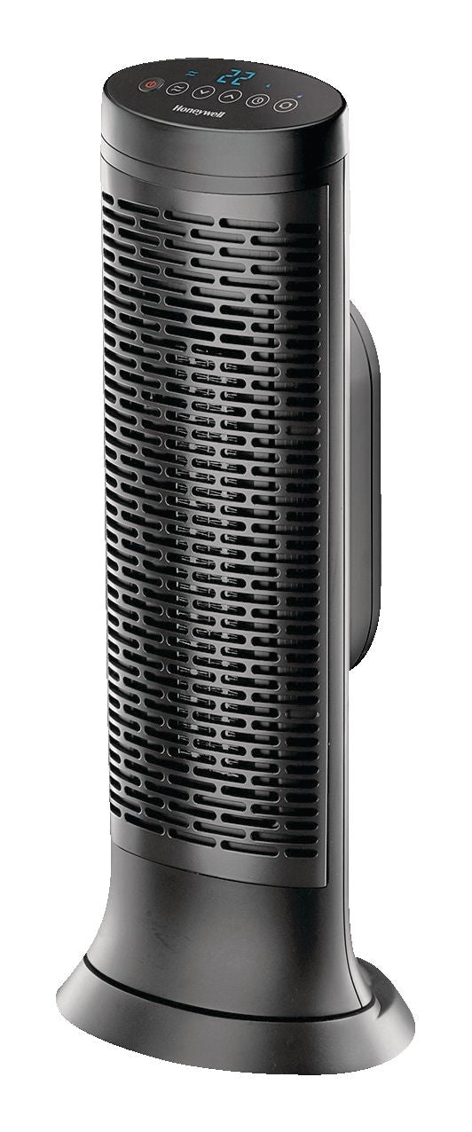 Honeywell HCE352C Digital Tower Ceramic Space Heater withThermostat, 1500W, Black V9