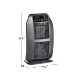 Honeywell HCE840BC HeatGenius Multizone Ceramic Space Heater, 1500W, Black