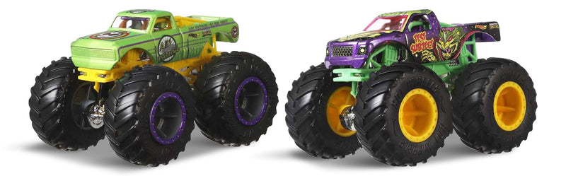 Hot Wheels Monster Trucks Demolition Doubles - Spur Of Moment vs. Steer Clear, Ages 3+ M4