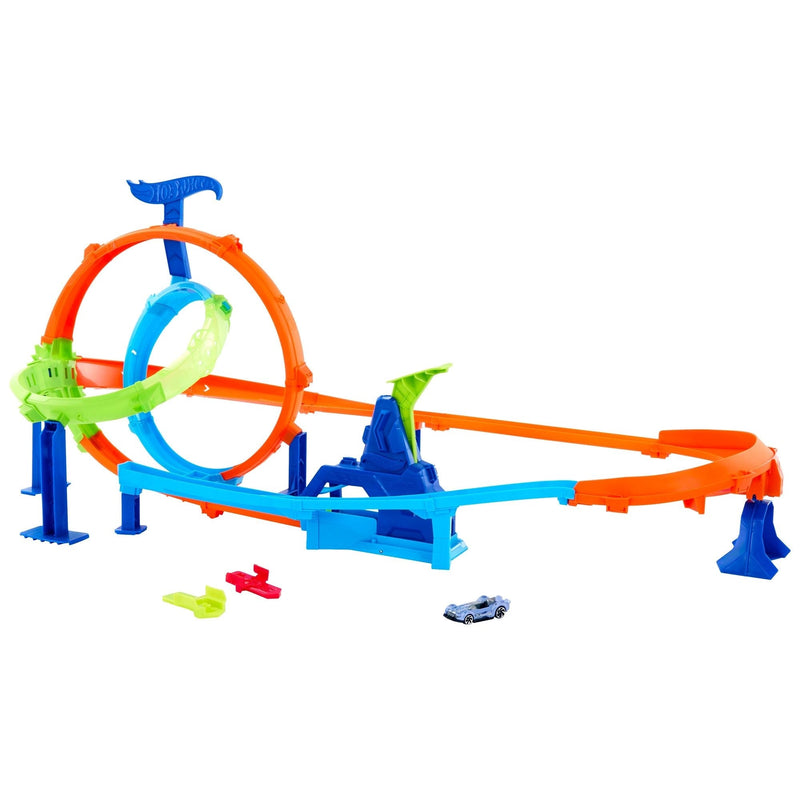 Hot Wheels Rapid Launch and Loops Car Set L9